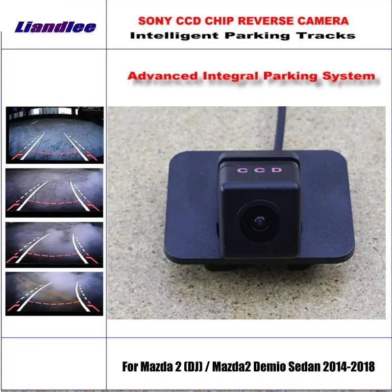 

Car Rear Camera For Mazda 2 DJ / Demio Sedan 2014-2018 Parking Tracks Backup Reverse Dynamic Guidance Tragectory CAM