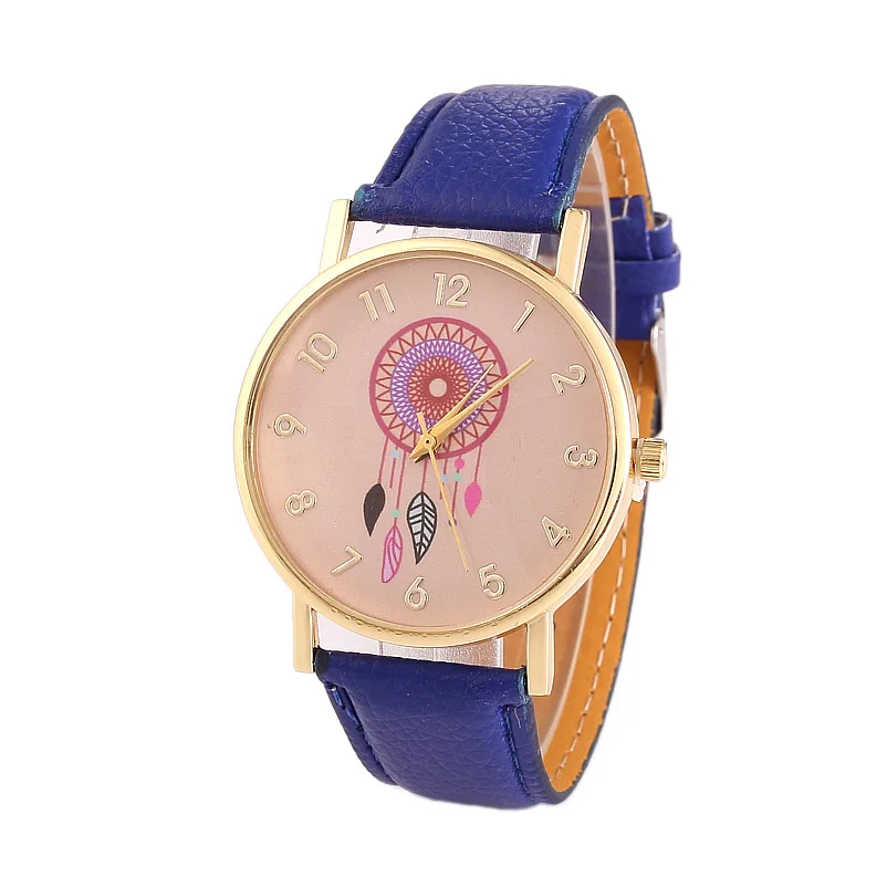 

Hot Sale New Women Watches Quartz PU Leather Clock Wristwatch for Women Female Girl