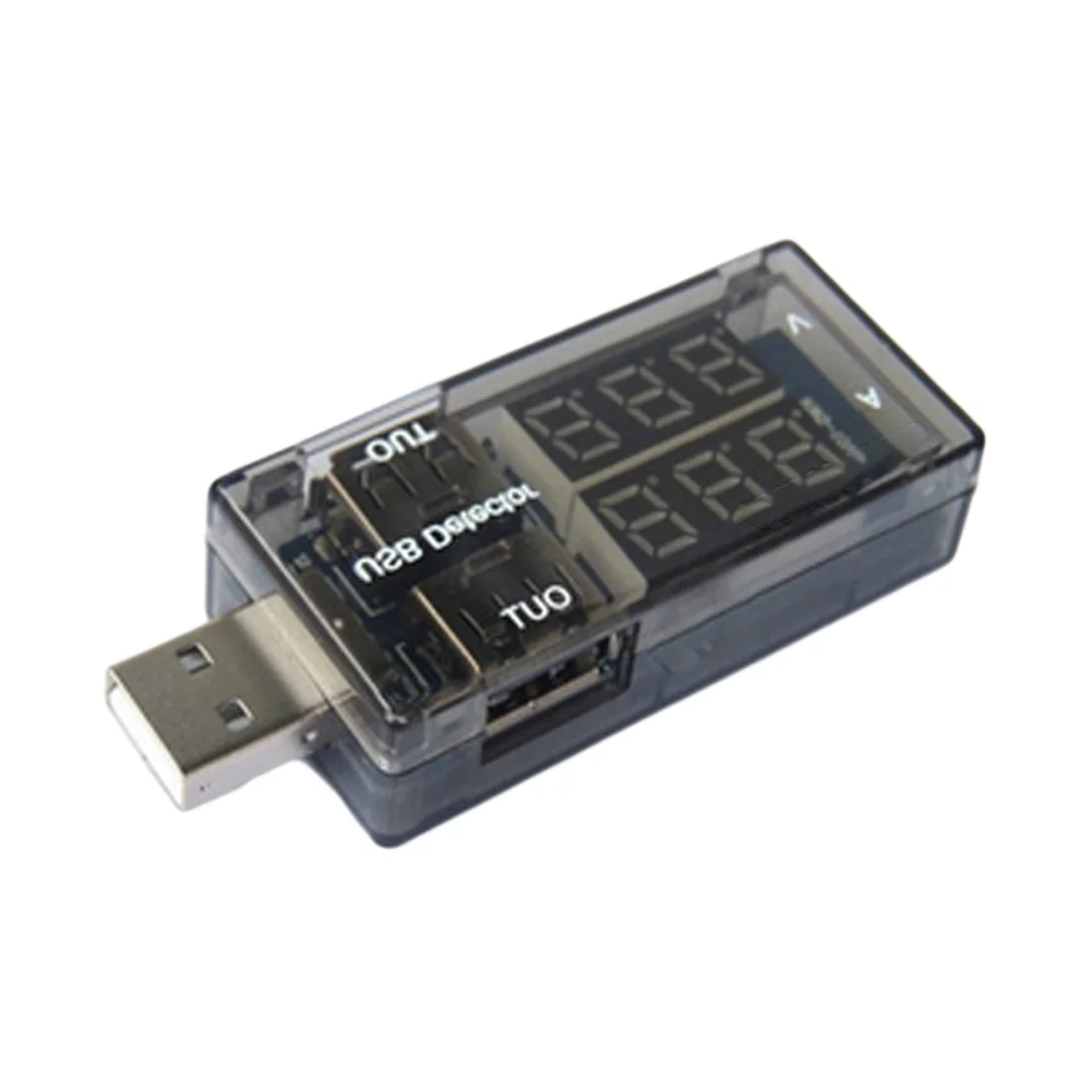 USB тестер 2 в 1 измеритель напряжения амперметр детектор двухрядный индикатор