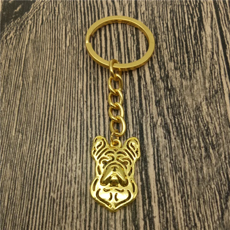

French Bulldog Key Chains Fashion Pet Dog Jewellery French Bulldog Car Keychain Bag Keyring For Women Men