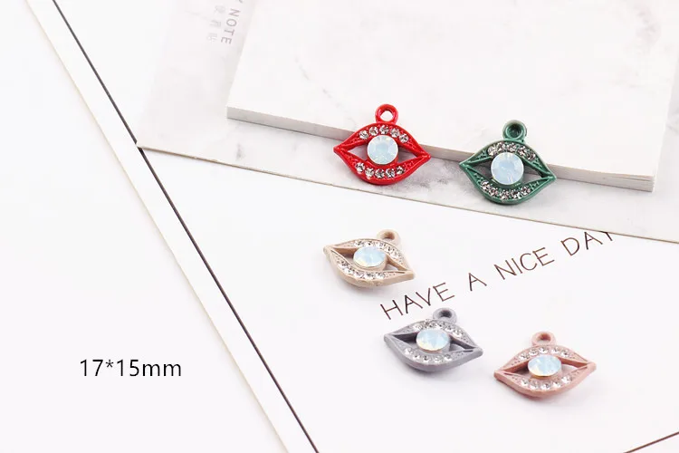 Новый стиль 50 шт./лот подражать горный хрусталь украшения красочные мультфильм