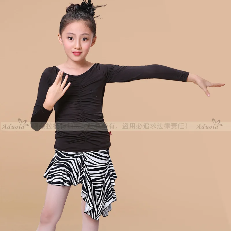 Детское платье с длинным рукавом для бальных танцев | Тематическая одежда и