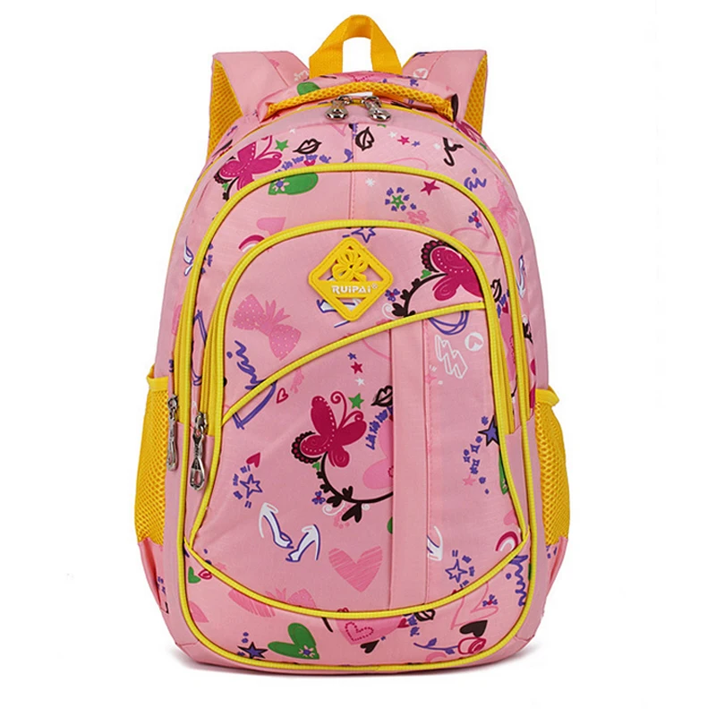 Милые девушки цветочные печати начальной школы уличная сумка рюкзак Мода Для