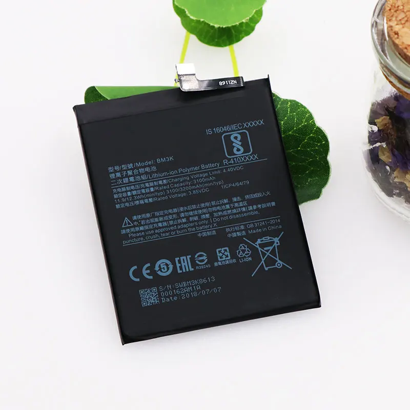 3100/3200mAh BM3K Экстрим Замена батареи Bateria Batterie для Xiaomi Mi Mix 3 Мобильный телефон +