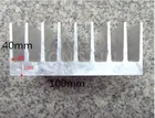 2шт Радиатор 100*40-100. Алюминиевый радиаторРадиаторалюминиевыйвысокомощный радиатор, чехол для компьютера, радиатор