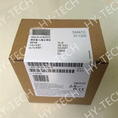 Фото PLC module SIMATIC S7-1200 6ES72344HE320XB0 6ES7234-4HE32-0XB0 analog I/O SM 1234 4 AI/2 AO +/-10 V 14-bit resolution Обустройство PLC module SIMATIC S7-1200 6ES72344HE320XB0 6ES7234-4HE32-0XB0 analog I/O SM 1234 4 AI/2 AO +/-10 V 14-bit resolution Обустройство