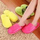 Осень-зима Lover's, часы в стиле унисекс; Мягкие; Женские хлопковые ботинки с плюшевой подкладкой, женские мужские шлепанцы, обувь нескользящие Чулочные изделия для дома, спальни, пушистые Тапочки