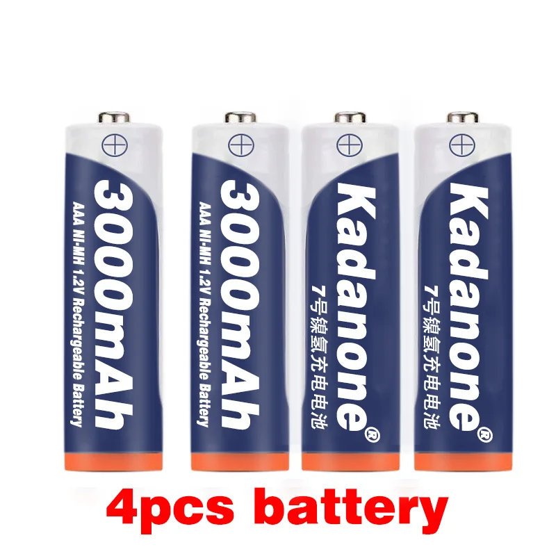 Аккумуляторная батарея AAA 3,7 V 3000 mAh, литий-ионная аккумуляторная батарея для фонарика, фонарь