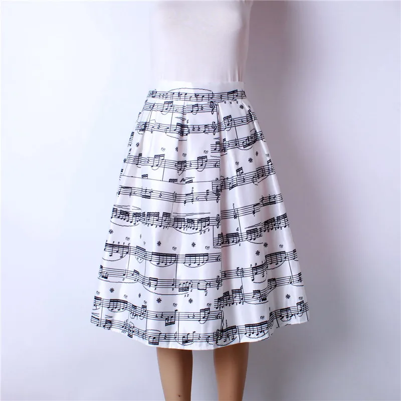 Женская плиссированная юбка пачка средней длины с завышенной талией