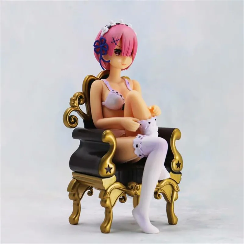 Аниме Re:Life In A Different World от Zero RAM экшн Фигурка 15 см Throne Ver ПВХ фигурка аниме для