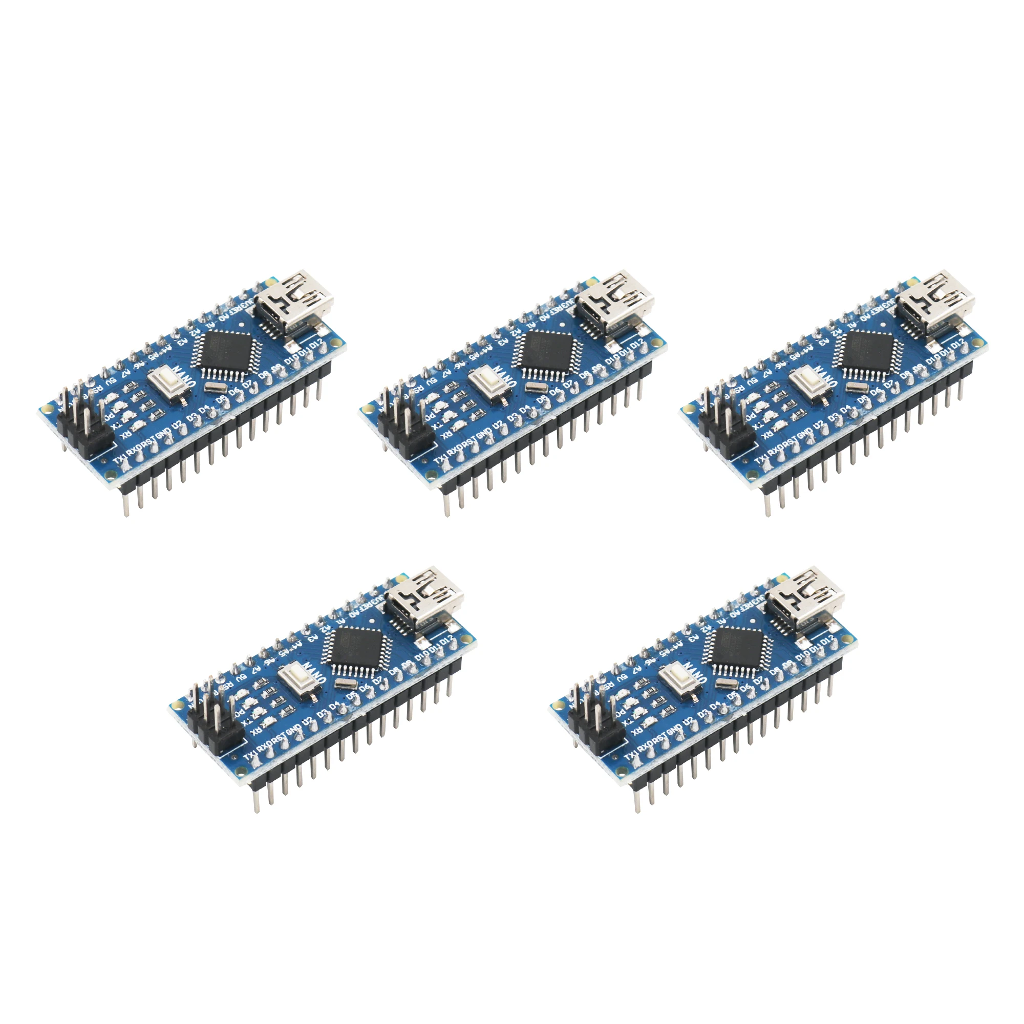 Плата контроллера Nano 3 0 ATmega328P 5 шт./лот драйвер USB CH340 с кабелем для