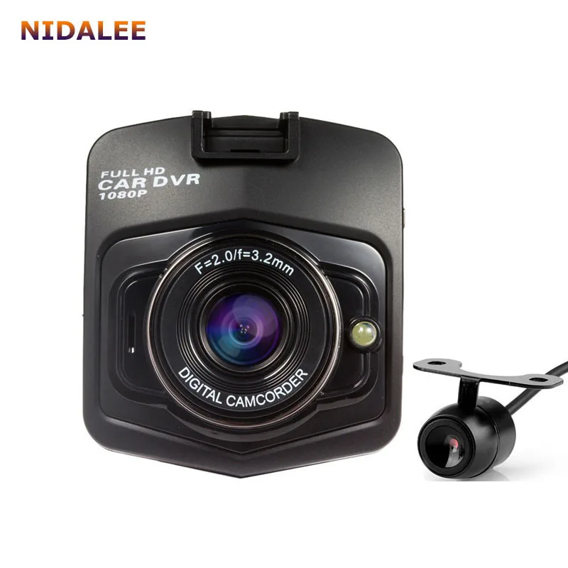 2017 Новый 2 объектив Автомобильный ВИДЕОРЕГИСТРАТОР Двойная Камера GT300 1080 P