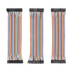 Кабель dupont 120 шт. 20 см от 40pin M до F + от 40pin M до + от 40pin F до F для макетной платы arduino, diy Ленточные кабели робота Ki