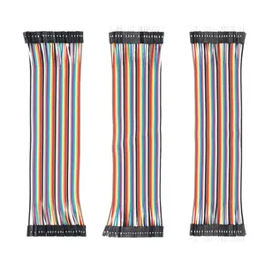 Кабель dupont 120 шт. 20 см от 40pin M до F + от 40pin M до + от 40pin F до F для макетной платы arduino, diy Ленточные кабели робота Ki