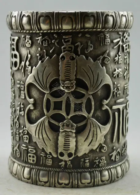 Изысканный китайский коллекционный декорированный старинный тибетский