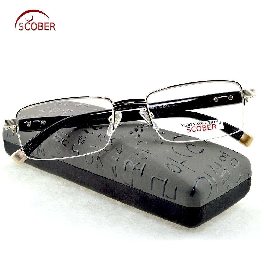 Очки для чтения с антибликовым покрытием Scober Men Titanium + tr90, несферические очки для чтения + 0,5 + 0,75 + от 1 до 6, 2019