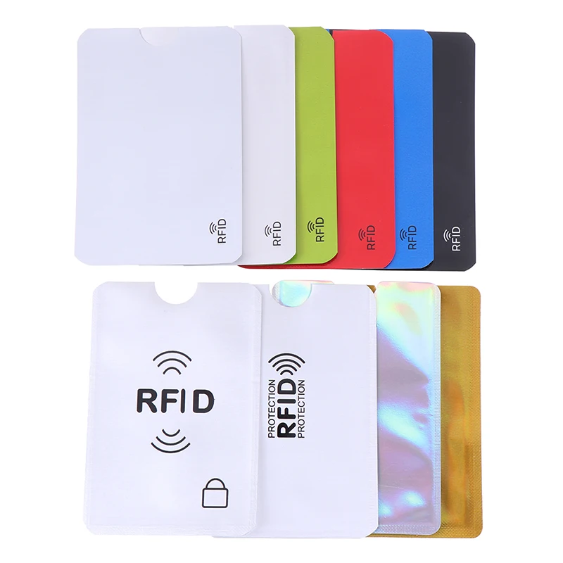 10 шт. протектор для кредитных карт с блокировкой RFID|Держатели и записок| |