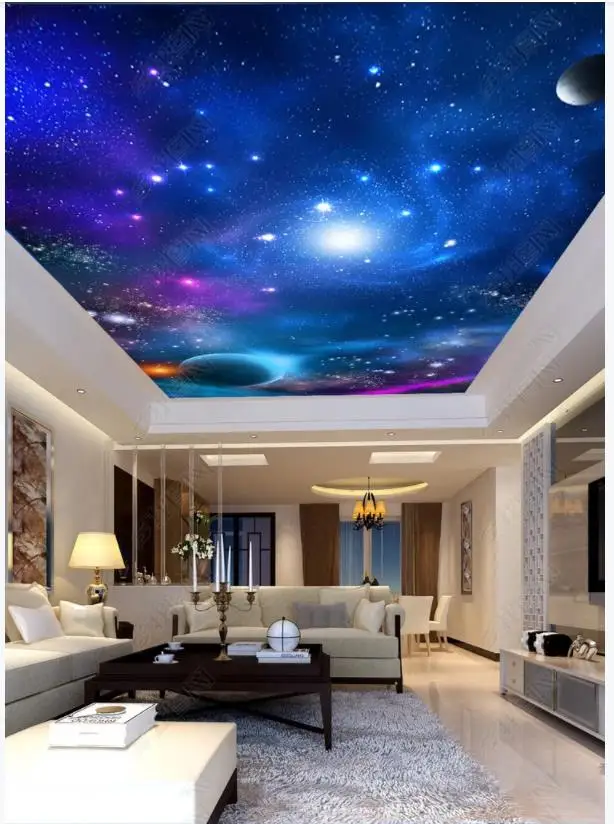 

Custom photo wallpaper 3d ceiling wallpaper Cosmic star sky zenith ceiling mural wallpaper ceiling mural wall papers home decor