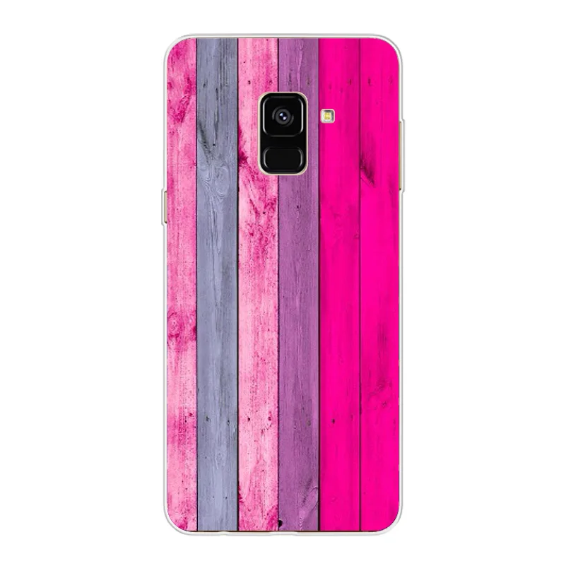 ciciber Cover For Samsung Galaxy A8 A7 A5 A6 A9 A3 2018 2017 2016 A6S Plus Star Phone Cases Soft TPU Color Background Pattern |