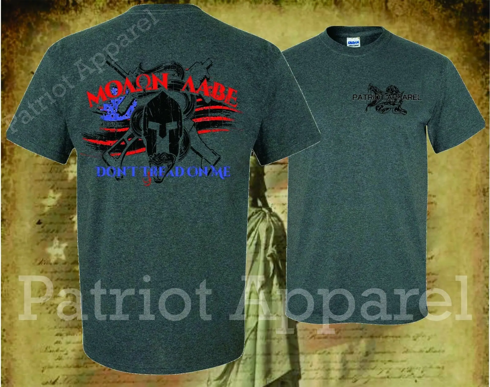Модная футболка Molon Labe двухсторонняя Ar15 Them It 2Nd с 3 процентами 2019|Мужские футболки|