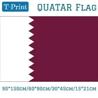 35 feet hanging flag 90150cm6090cm3045cm1521cm quatar flag