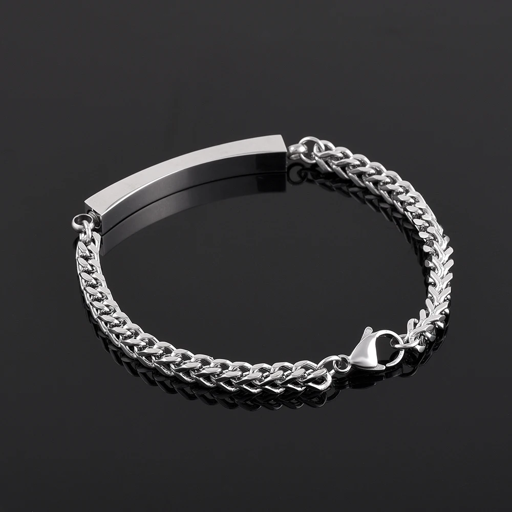 Браслет для пояса из нержавеющей стали 316L с инкрустацией стразами|bracelets for|stainless