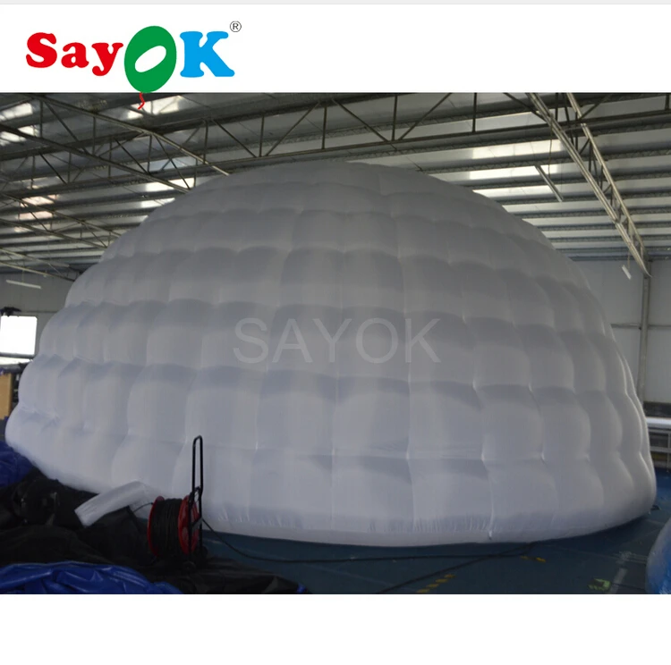 8 м большой надувной купол палатки Надувные Igloo палатки надувные вечерние палатки надувные события Свадебные Палатки