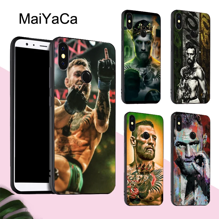 Чехол MaiYaCa Conor McGregor для POCO X3 F2 Pro Red mi Note 8 8T 7 9 9S 9A 9C Mi 10 Lite A3|Бамперы| |