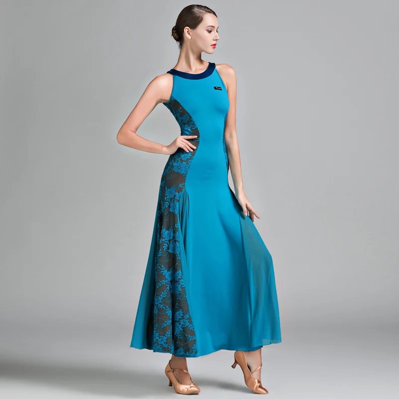 

Modern Women Ladies Dancewear Waltzing Tango Dancing Ballroom Costume