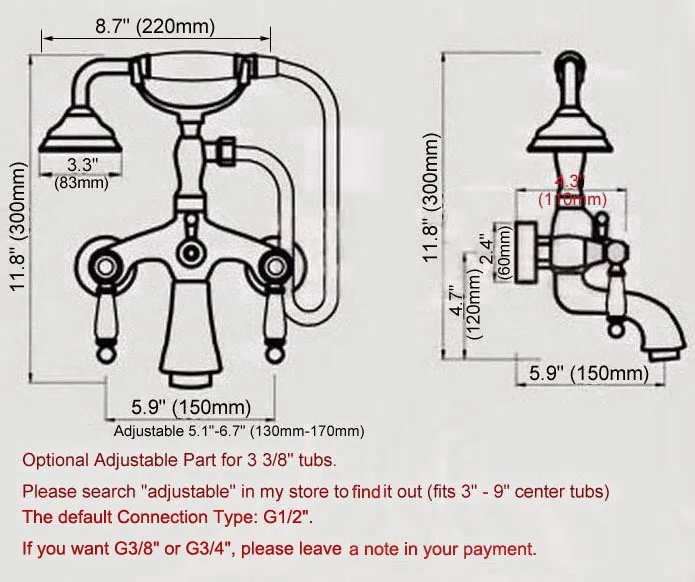 Черный латунный Смеситель для ванны с масляной прокладкой бронзовый золотой