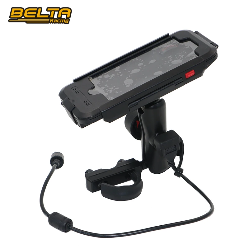 Мотоцикл Водонепроницаемый Чехол USB Зарядное Устройство Мобильного