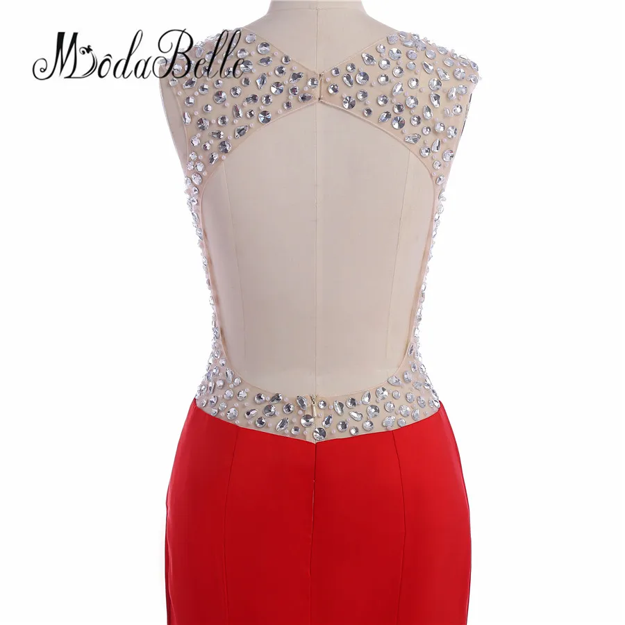 Modabelle элегантное на заказ 2017 Кристальное платье для выпускного вечера Русалка
