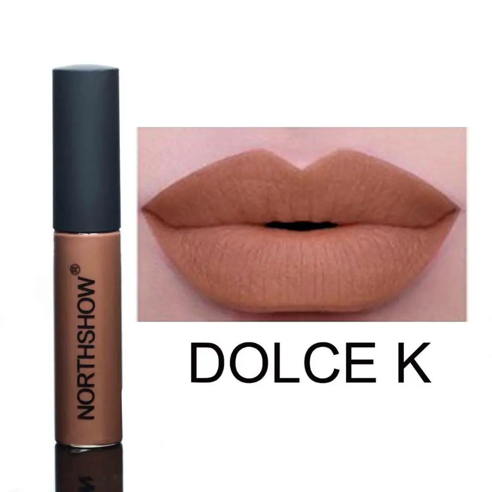 dolce k Новинка, 12 цветов, брендовые увлажняющие пигменты, блеск для губ, матовый блеск для губ, стойкий водостойкий, сексуальная жидкость цвета "нюд", губная помада, матовая помада для губ - Цвет: dolce k