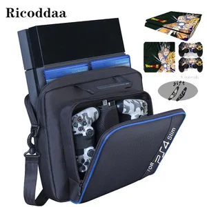 Холщовая Сумка для PS4 Slim Game System, защитный чехол на плечо для консоли PlayStation 4 PS4, дорожная сумка для хранения