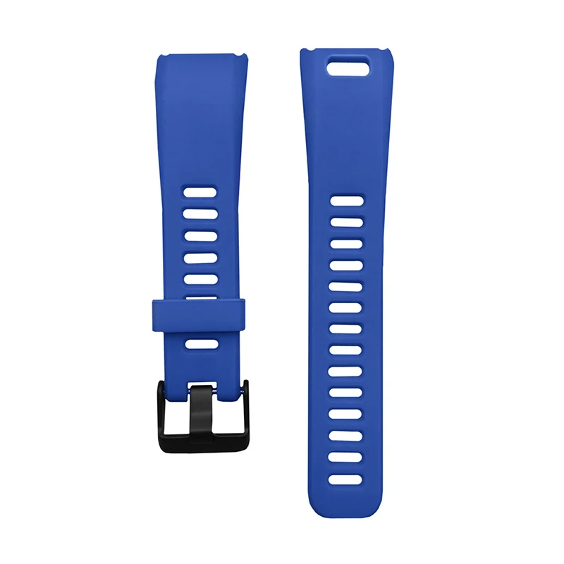 Hangrui для Garmin Vivosmart HR смарт-браслет мягкий силиконовый ремешок спортивные браслеты для Vivosmart HR умный Браслет замена - Цвет: Navy