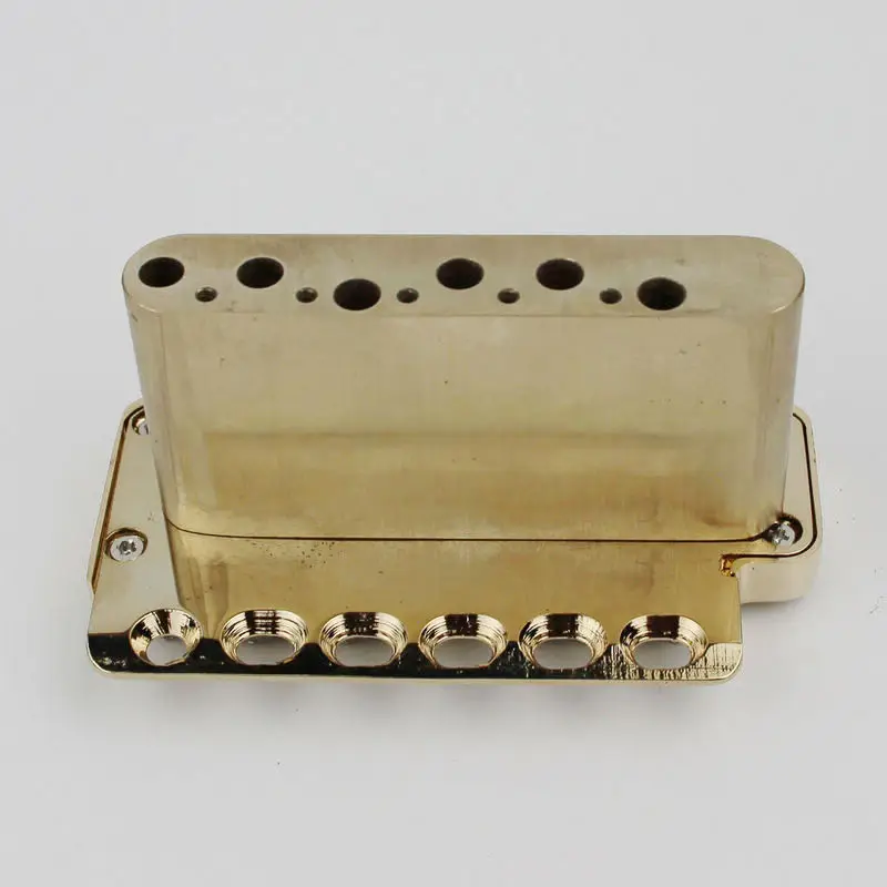 ST гитара Wilkinson Gold WVP6 тремоло мост+ седла из нержавеющей стали+ блок цинка или латунный блок