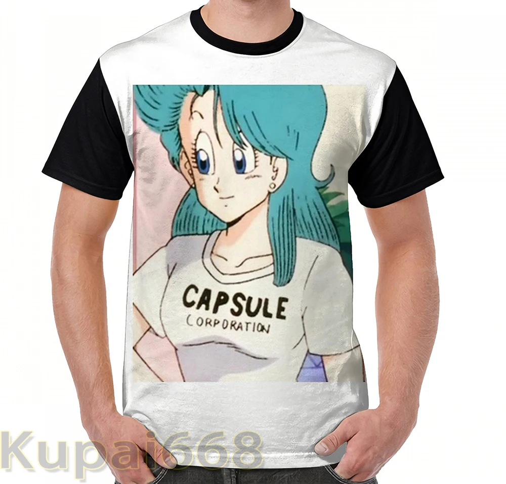 Забавная футболка с графическим принтом мужские топы футболки женская Bulma