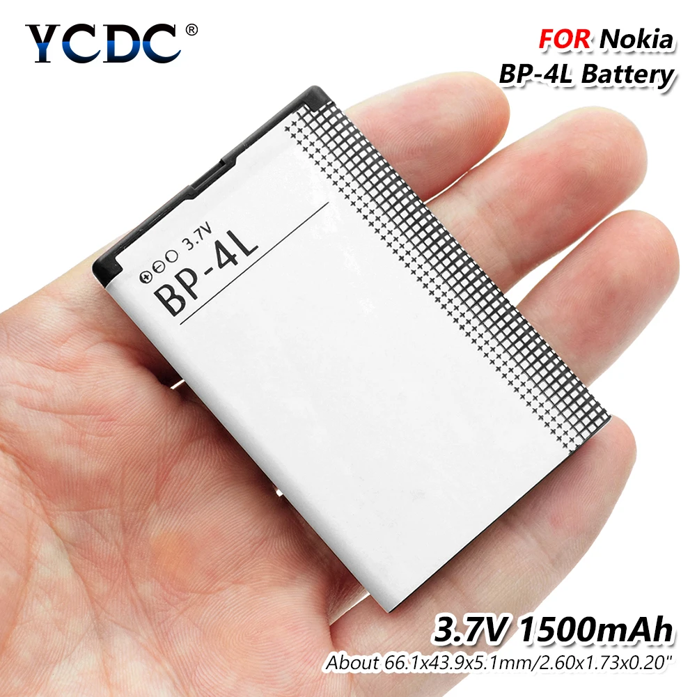 DC 3 7 V BP 4L Батарея 1500 мАч высокой Ёмкость для Nokia E61i E52 E55 E6 E63 E71 E72 E73 E90 E95 6650F 6650T 6760 N810