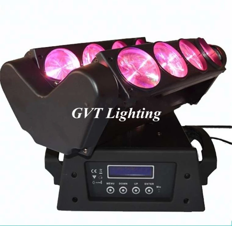 Hot sell Led moving head spider light 8x12W 4 IN1 RGBW beam LED bar stage lighting effect | Stage Lighting Effect