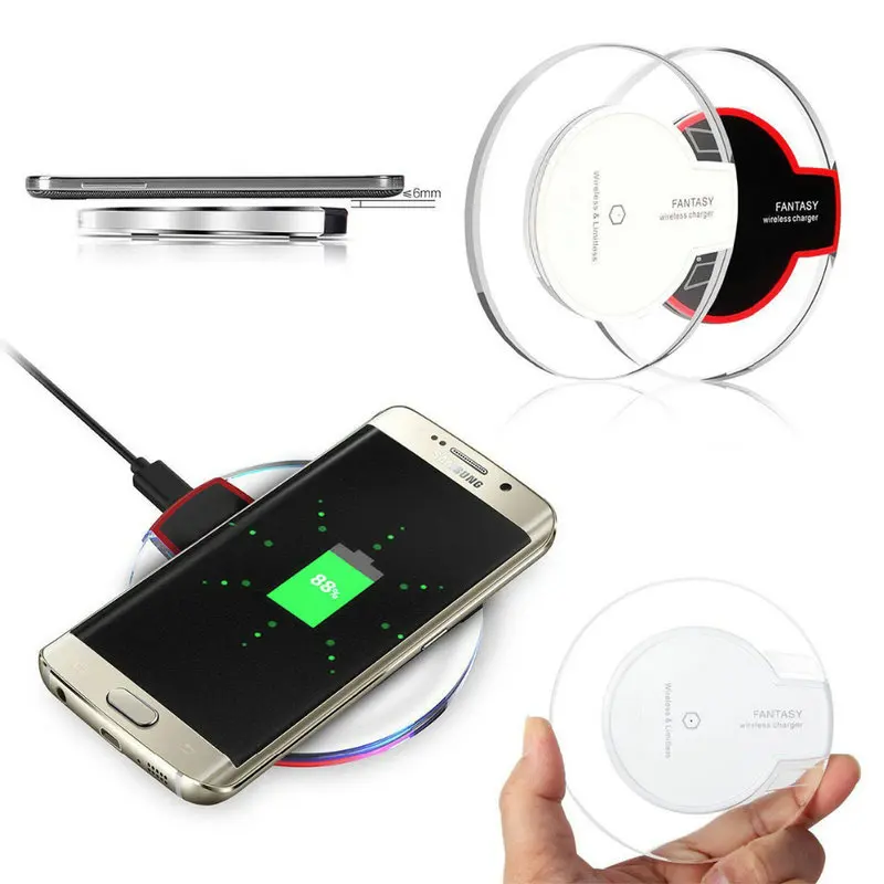 

QI Wireless Charger for Samsung S6 S7 Edge S8 S9 S10 S20 S21 S22 S30 FE 5G Iphone 8 Plus X XS XR Max 11 12 13 14 Mini Pro