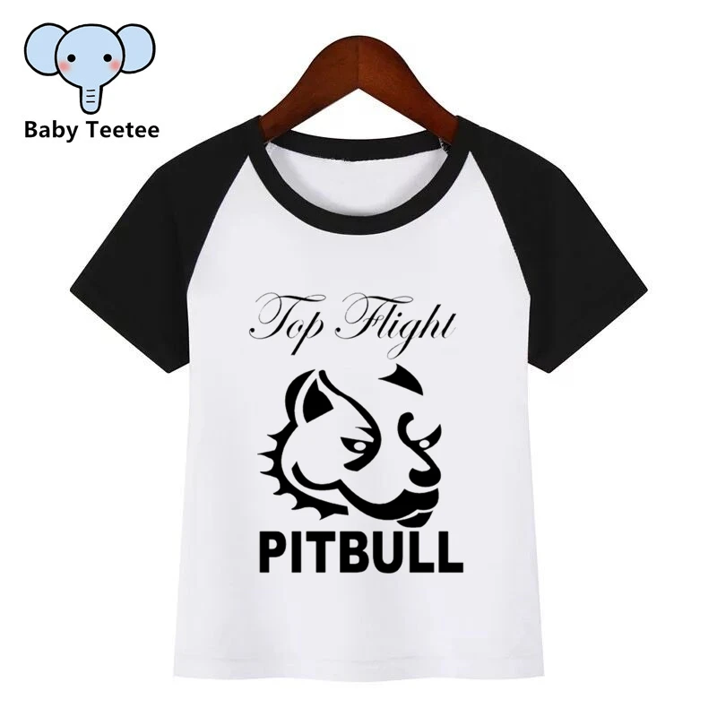 Футболка для мальчиков и девочек с рисунком из аниме Love Dog People I Iike My Pitbull Детская