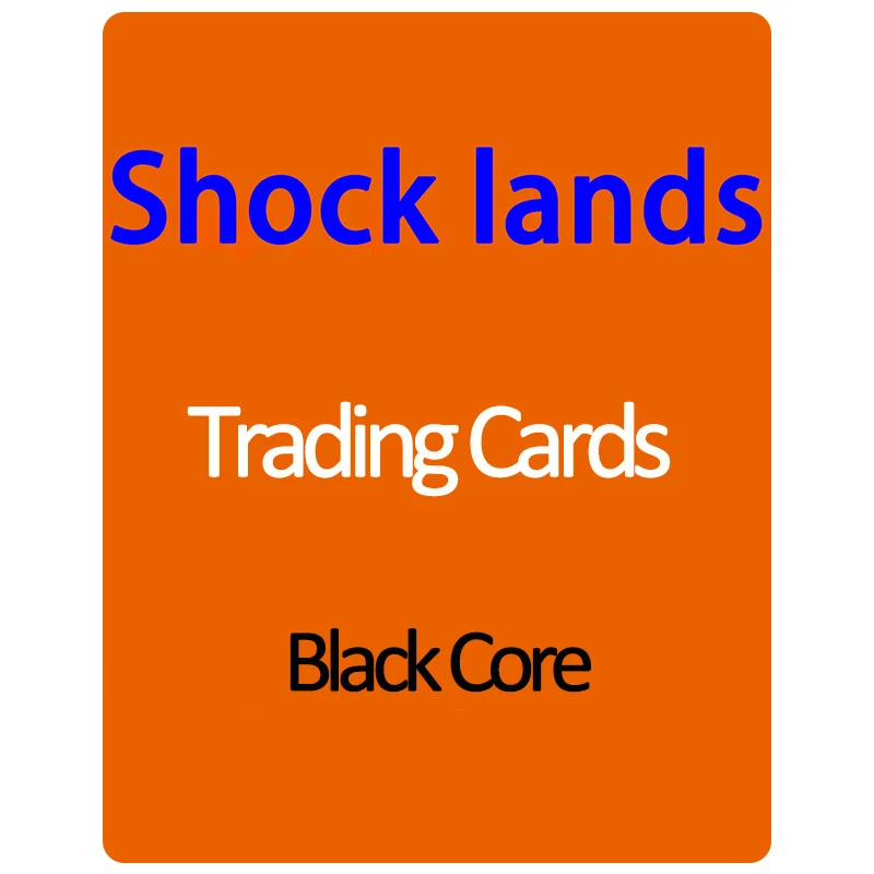 Карты Shock Land Deck черные Core волшебные настольные проксимитные торгующие карты