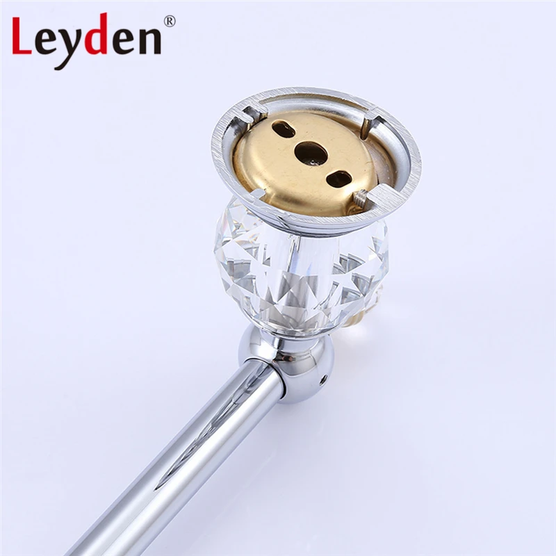 Роскошная вешалка для полотенец Leyden ванной комнаты держатель с кристаллами