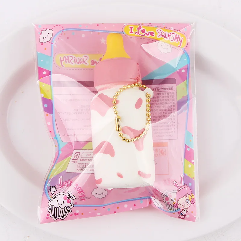 Мягкая бутылочка для кормления Jumbo Squishy мягкая с медленным подъемом мягкими