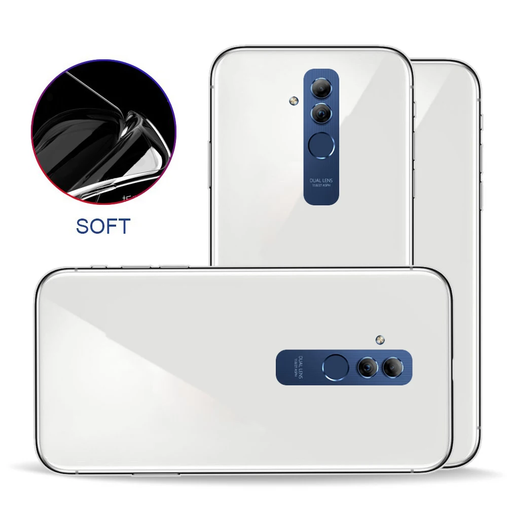 Простая Женская Анти осенняя мягкая оболочка для huawei mate20 lite Mobile чехол