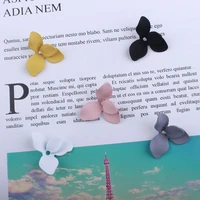 10pcslot 2327mm rubber lacquer windmill flowers shape charms connector diy jewelry findings earrings accessories