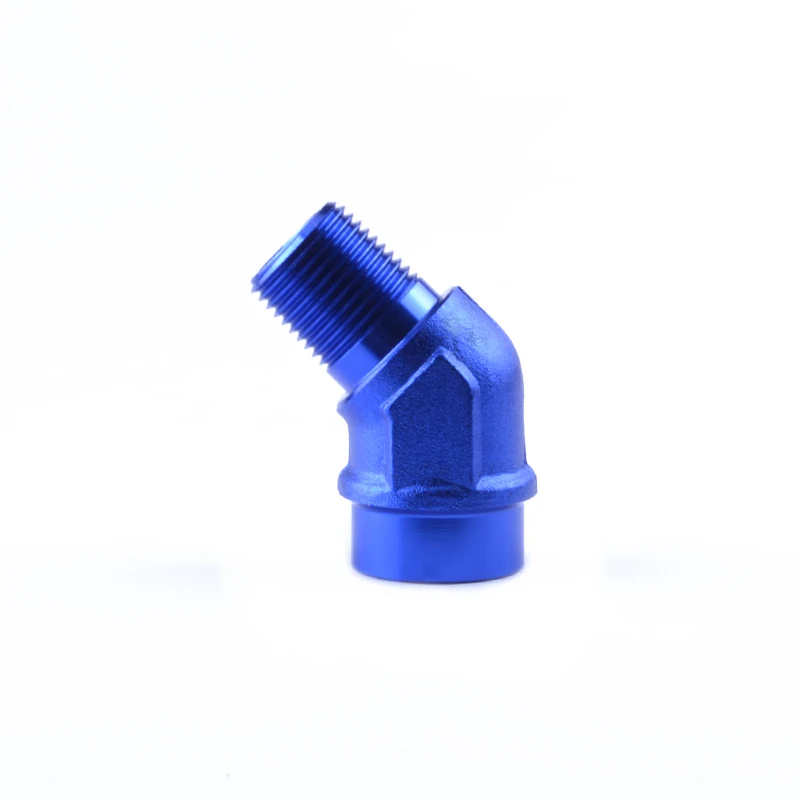 ESPEEDER 1/2 &quotNPT 45 градусов нитки поворотный масла/топлива/газа шланг Конец мужской