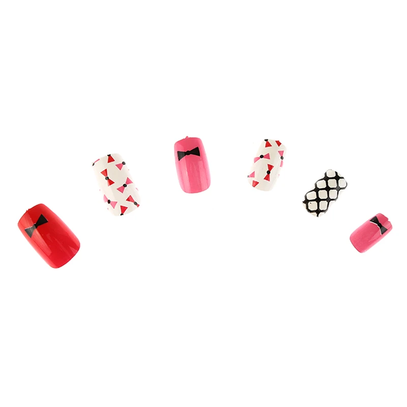 12pcs False Nails Acrylic Fake Tips Art Images Full Cover NaIls Maincure Healthy Easy High Quality Elegant | Красота и здоровье