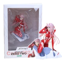 15cm darling in the franxx figure toy zero two 02 red clothes girls anime pvc action figures model toys