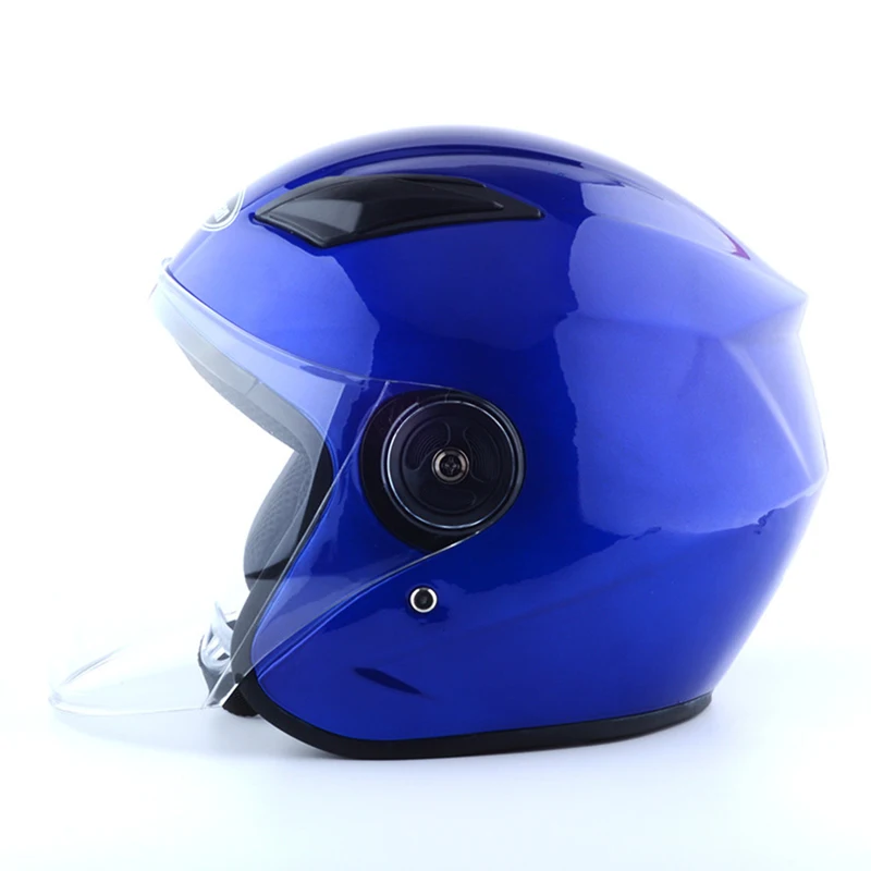 Шлем мотоциклетный унисекс полушлем для защиты лица от электрического